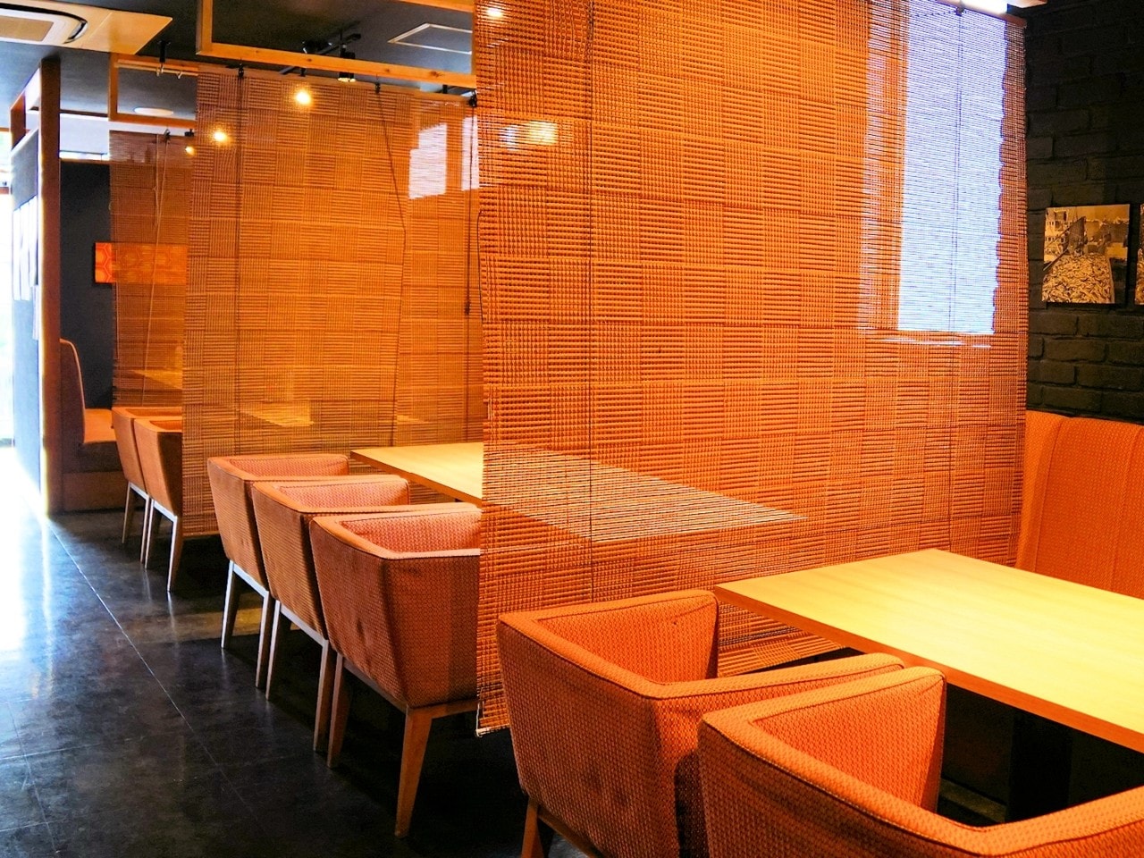 Inside the restaurant